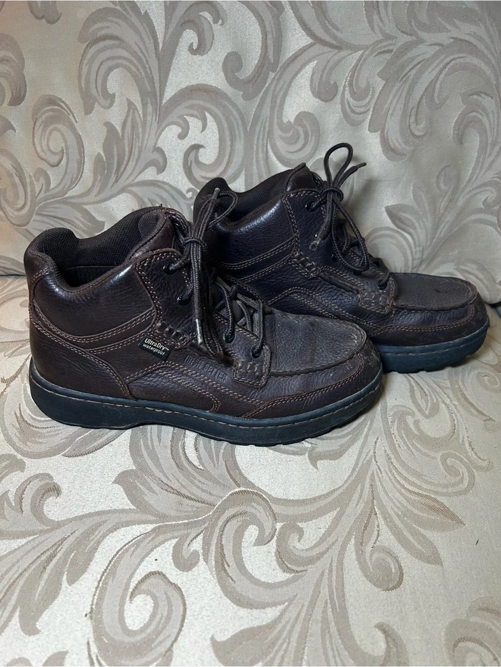 Redwing Irish Countryside Men's 8 Chukka Boots Brown Leather Weatherproof Shoes